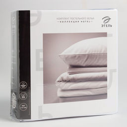 Постельное бельё Этель Hotel евро 207х232 см, 227х252 см, 73х73 + 5 см-2 шт  фото 5