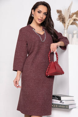 Платье Секрет очарования (брусника) П7676 - Lt collection фото 9