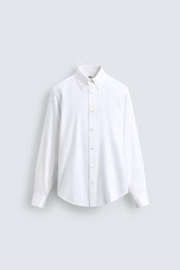 REGULAR FIT TEXTURED SHIRT - Zara фото 7