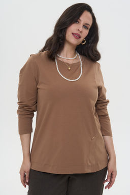 Лонгслив Брау коричневый - Intikoma фото 21