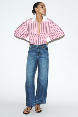 JEANS Z1975 STRAIGHT-LEG HIGH-WAIST - Zara фото 10