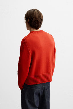 LIMITED EDITION CABLE-KNIT SWEATER - Zara фото 3