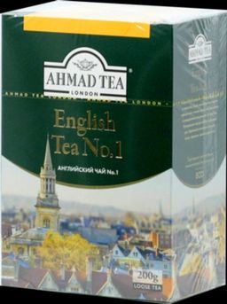 AHMAD TEA. Classic Taste. English tea №1 200 гр. карт.пачка РОССИЯ