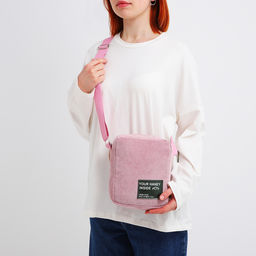 Сумка молодёжная на молнии, цвет лиловый - Simaland фото 2