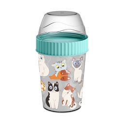 Контейнер для завтрака 440мл с декором (микс) арт. 2231066