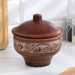 Кастрюля «Ангоб», 0.9 л., 9×14×14 см