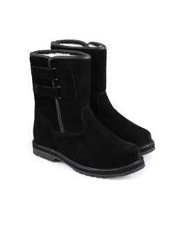 Полусапоги мужские замшевые на липучках