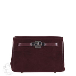 Сумка женская кожаная 6463BDAA wine red Baidou в Новосибирске