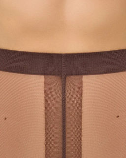 Колготки LA SFERA 20 (100/10) в горошек! - cappuccino - Minimi фото 3