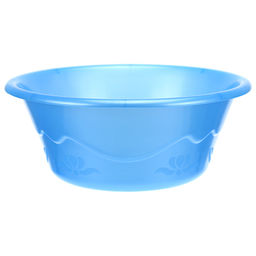 Таз пластмассовый "Надежный" 4л, д29см, 11,5см, особо прочный, голубой (Россия)