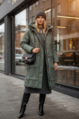 Зимняя куртка удлиненная, арт.28117