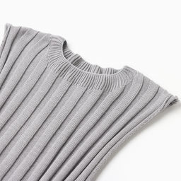 Платье женское миди вязаное MINAKU: Knitwear collection, серое, размер 44