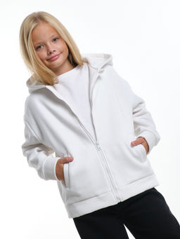 Толстовка на молнии с начесом для девочки UD 8017 касар - Mini maxi фото 10