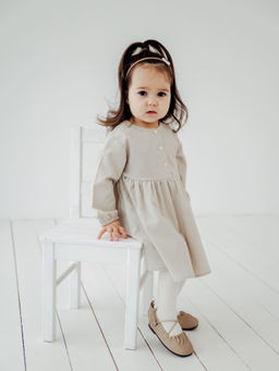 Платье вельветовое Крем-брюле 0+ - Bungly фото 5