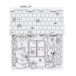 Домик-раскраска 3 в 1 Новогодний хоровод - Zabiaka фото 4