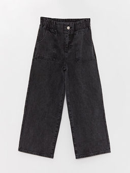 Wideleg K?z ?ocuk Jean Pantolon