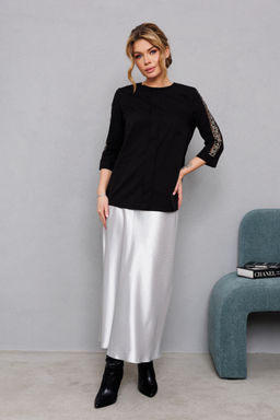 Юбка AMORI 3133 серый  фото 5