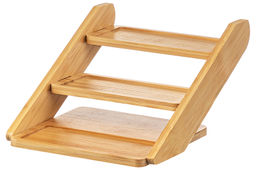 Подставка бамбуковая 3-х ярусная 26*21*13,5 см - Elan gallery фото 4