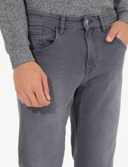 Koyu Gri Slim Fit Jean Pantolon - Pierre cardin фото 5