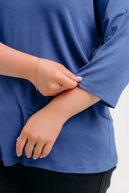 Футболка женская из вискозы Марина индиго - Амадэль фото 13