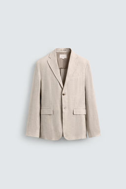 100% LINEN SUIT BLAZER - Zara фото 7