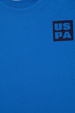 Erkek _ocuk Koyu Mavi Bisiklet Yaka Ti__rt - U.s. polo assn фото 3