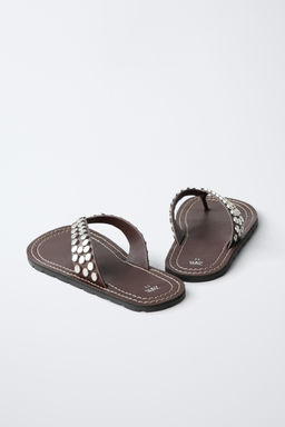 SANDALIA TACHAS / Marr?n - Zara фото 5