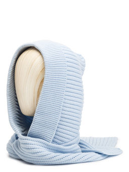 Капор жен. шерсть+акр LB-A53019 l.blue - Labbra фото 5