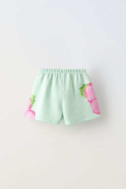 CICEK DESENLI PAMUKLU BERMUDA SORT - Zara фото 2