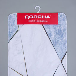 Коврик для ванной и туалета Доляна Мрамор, 45?120 см фото 6