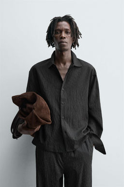 STRIPED FLOWING SHIRT - Zara фото 2