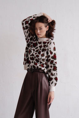 10046 Джемпер леопардовый - Martichelli фото 22