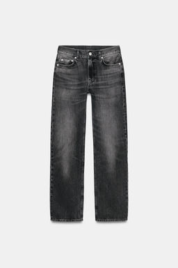 ZW COLLECTION MID-WAIST STRAIGHT JEANS - Zara фото 14
