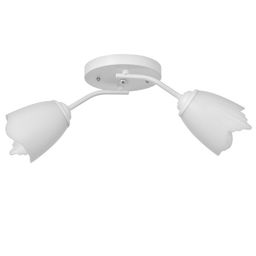 Люстра «Оникс» BayerLux 2×15 Вт E27, белый, 50×15×15 см