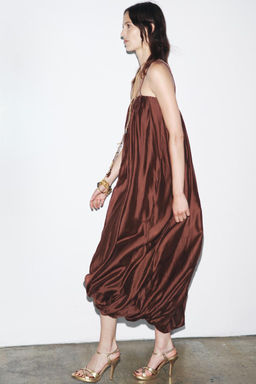 ZW COLLECTION MULTI-POSITION BALLOON DRESS - Zara фото 6