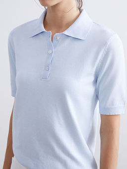 Polo Yaka Kad?n Triko Kazak