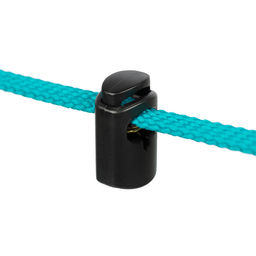 Зажим пластик Micron A 2297L d 5.5 мм в пакете 24 шт №01 черный