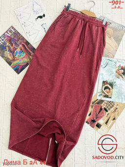 Женская юбка варёнка длинная - Bruno фото 9