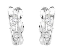 Серьги из серебра куб.циркон., МЦВ829
