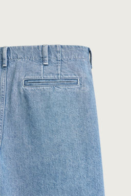 PANTAL?N CHINO DENIM STRAIGHT FIT / Azul claro - Zara фото 9