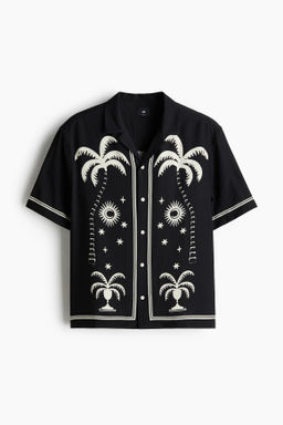 Camisa resort estampada Relaxed Fit - H&m фото 2