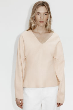 Top de punto con escote en V - H&m фото 8
