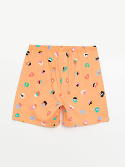 Beli Lastikli Bask?l? K?z ?ocuk Pijama ?ort - Waikiki фото 4