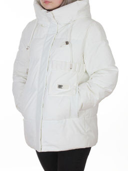 YR-6616 WHITE Куртка зимняя женская (150 гр. холлофайбер)