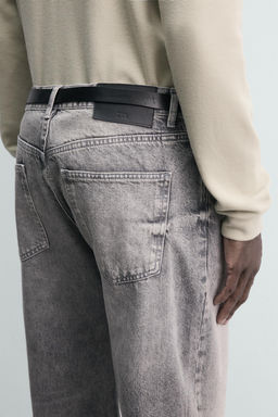 JEANS LOOSE FIT / Gris - Zara фото 7