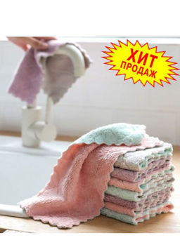 Салфетка кухонная из микрофибры (1 шт.), 25*25 см