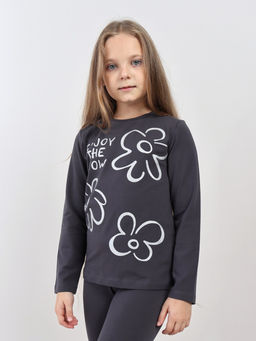 CRB wear / CWKG 63965-48-423 Джемпер для девочки,темно-серый