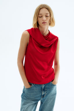 Blusa drapeada de sat?n - H&m фото 3