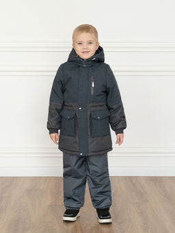 Куртка детская зимняя графит