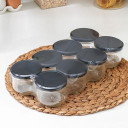 Набор стеклянных банок с крышкой для консервации, ТО-82 мм, для свечей, 0,25 л, 6 шт - Simaland фото 6